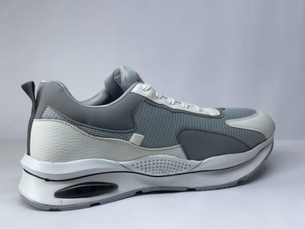 CozyStride AeroFlow – Grey & White Sporty Sneakers For Men and Women - Image 4