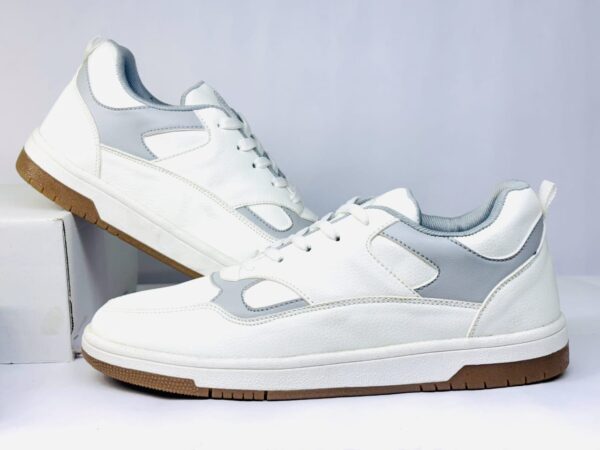 CozyStride PureWalk – White Gum Sole Sneakers for Men & Women - Image 6