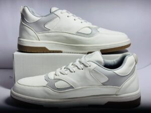 CozyStride PureWalk – White Gum Sole Sneakers for Men & Women