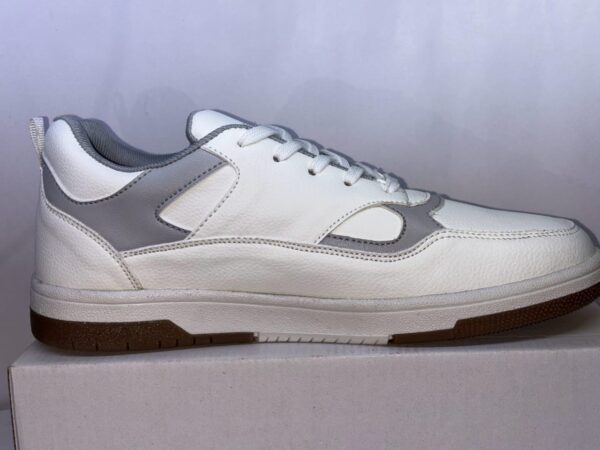 CozyStride PureWalk – White Gum Sole Sneakers for Men & Women - Image 4