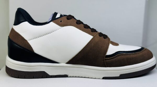 CozyStride TerraTread – Mocha White Street Sneakers For Mens - Image 3