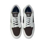 White and Brown Sneaker for Men and Women