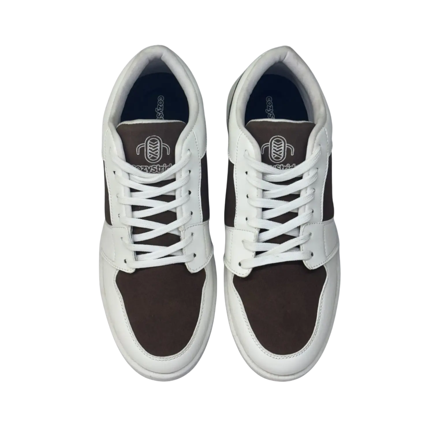 White and Brown Sneaker for Men and Women