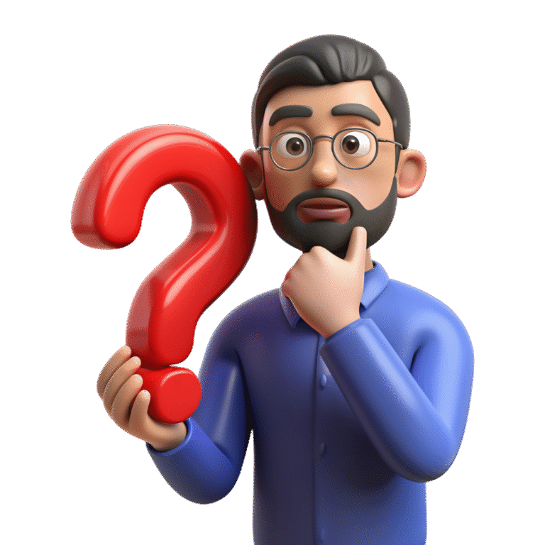 vecteezy a man thinking about a question 3d photo 47492151