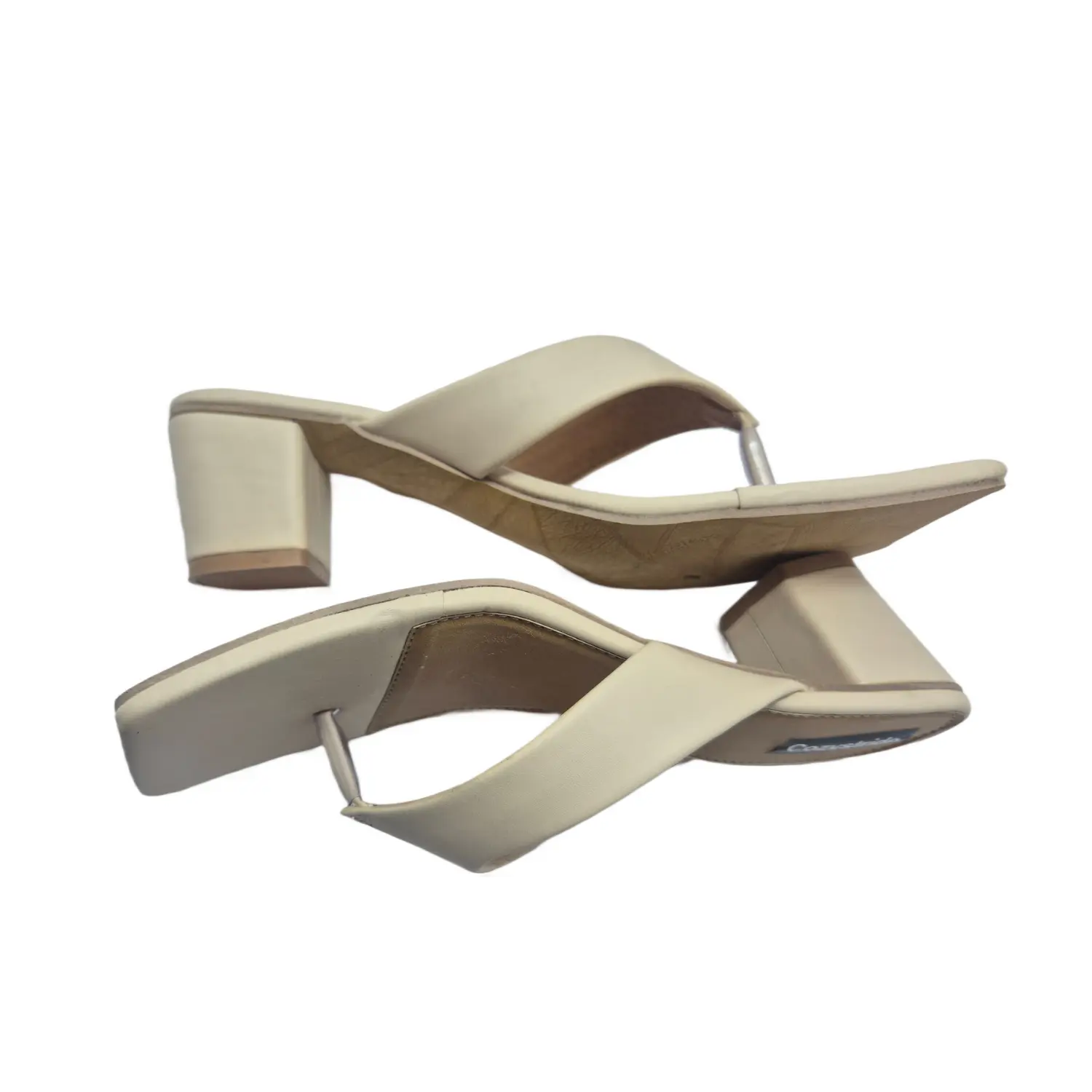 Comfortable Nude Block Heels – Stylish Womens Footwear