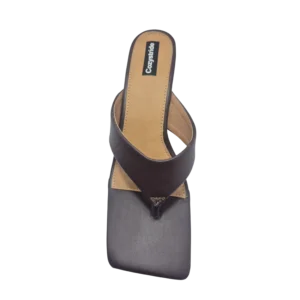 CozyStride stylish sandals for women – dark chocolate brown