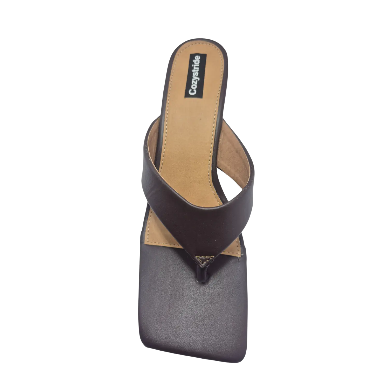 CozyStride stylish sandals for women – dark chocolate brown